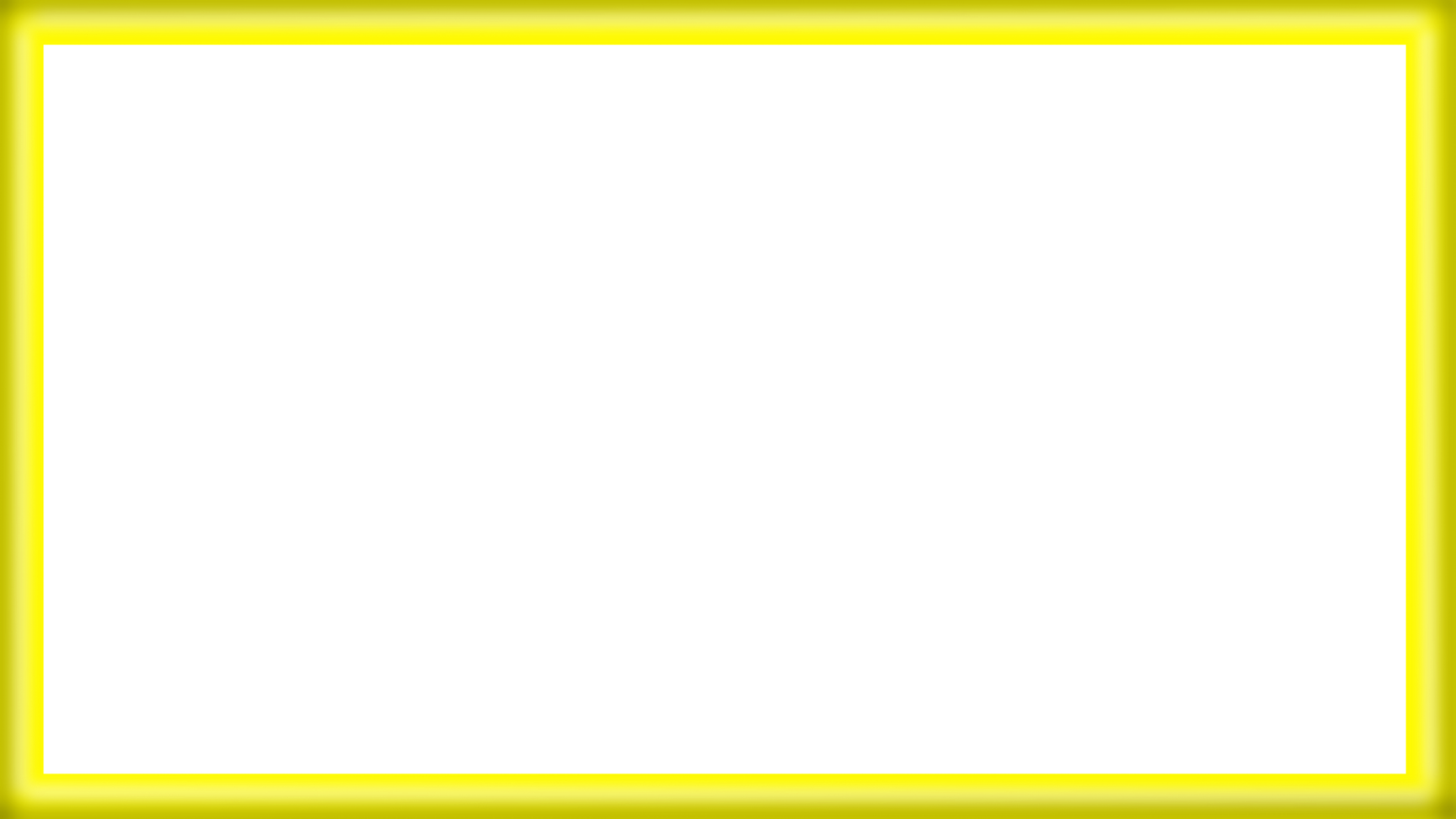 Yellow Plastic Rectangle Video Border Frame